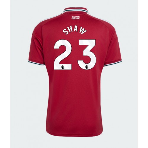 Fotbalové Dres Manchester United Luke Shaw #23 Domácí 2026-27 Krátký Rukáv